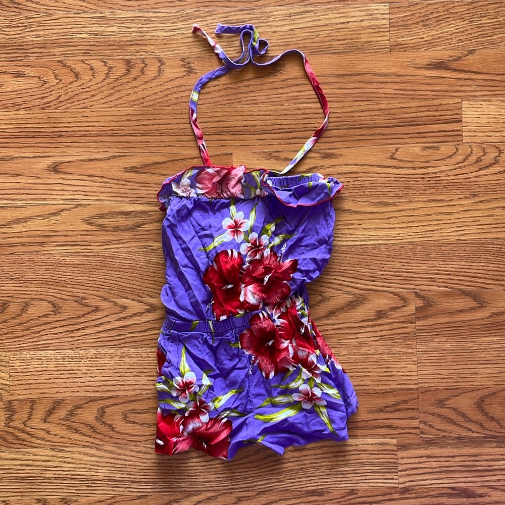 Aloha halter romper - 2t - gently used